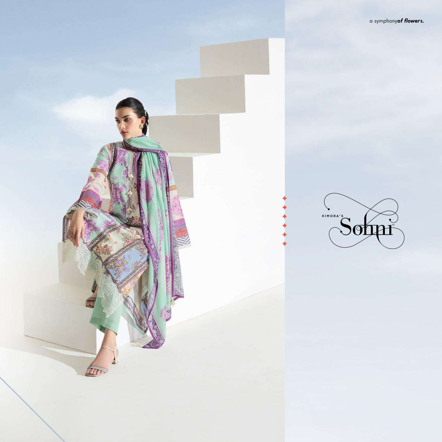 Kimora Sohani rhythm vol -26 Party wear dress materials wholesale