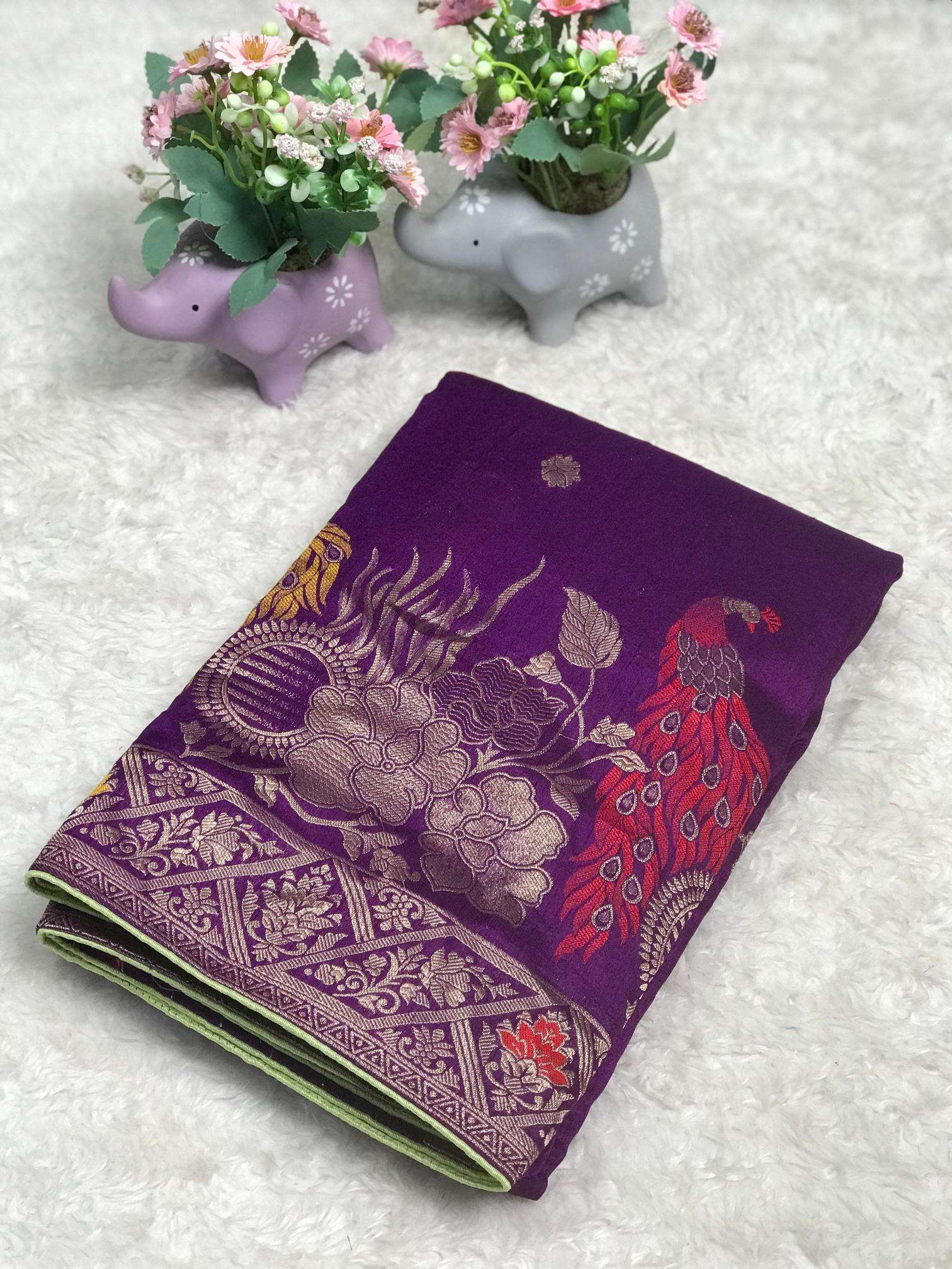 Komal-vol-3 banarasi khadi Wholesale sarees in Mumbai