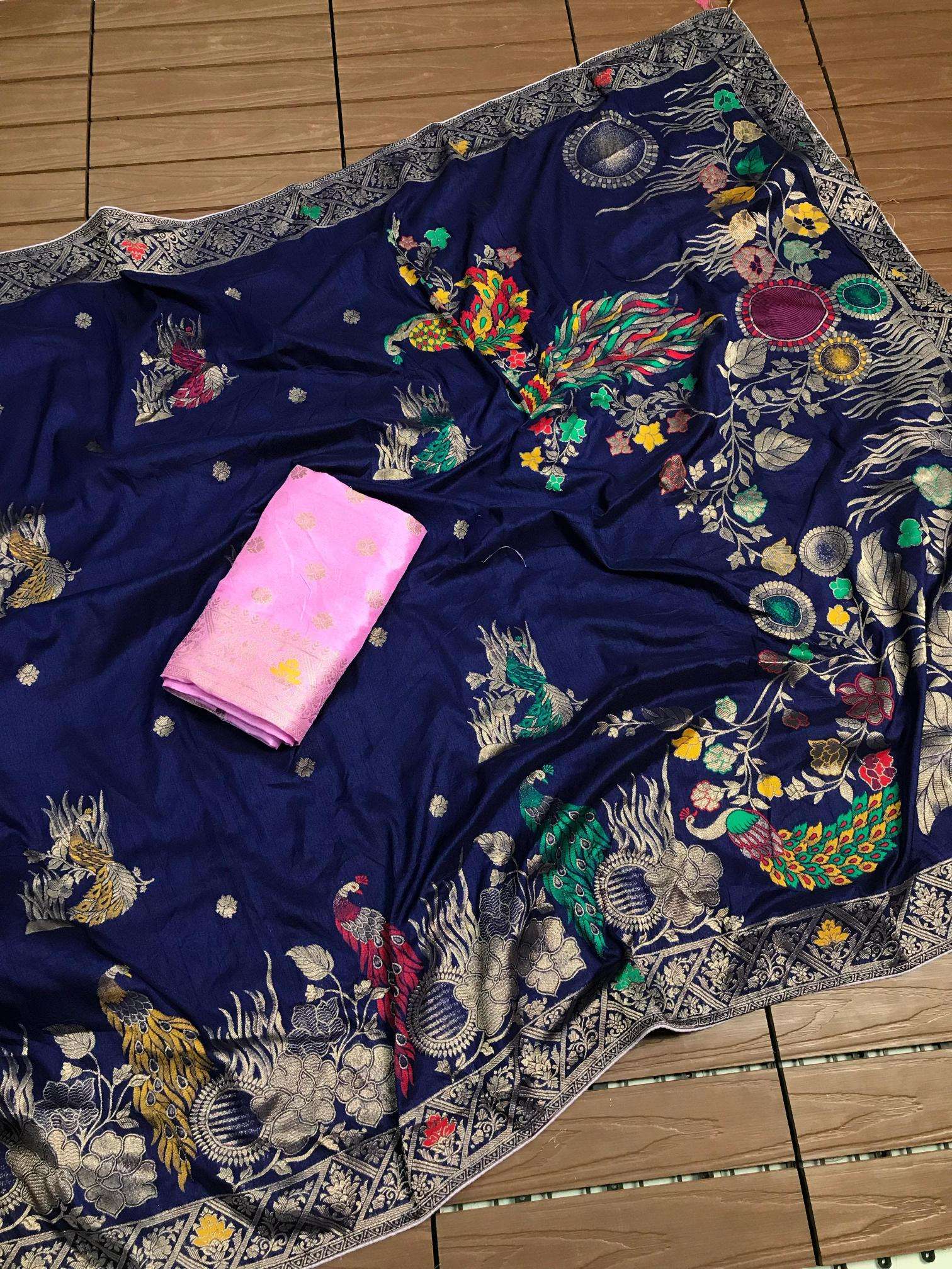 Komal-vol-3 banarasi khadi Wholesale sarees in Mumbai