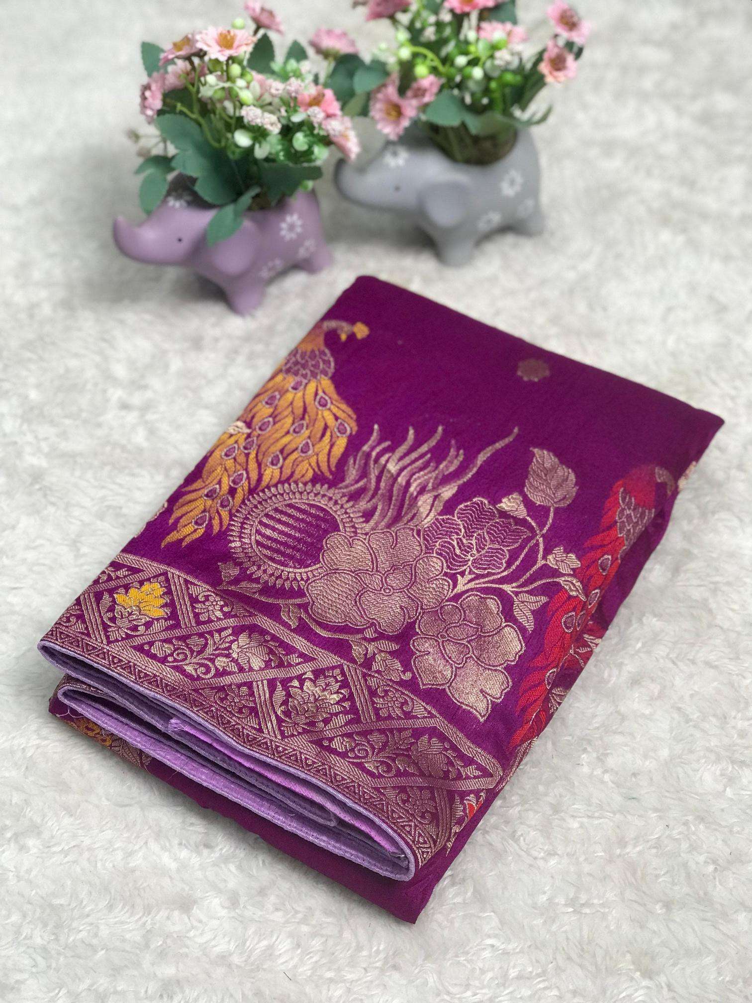 Komal-vol-3 banarasi khadi Wholesale sarees in Mumbai