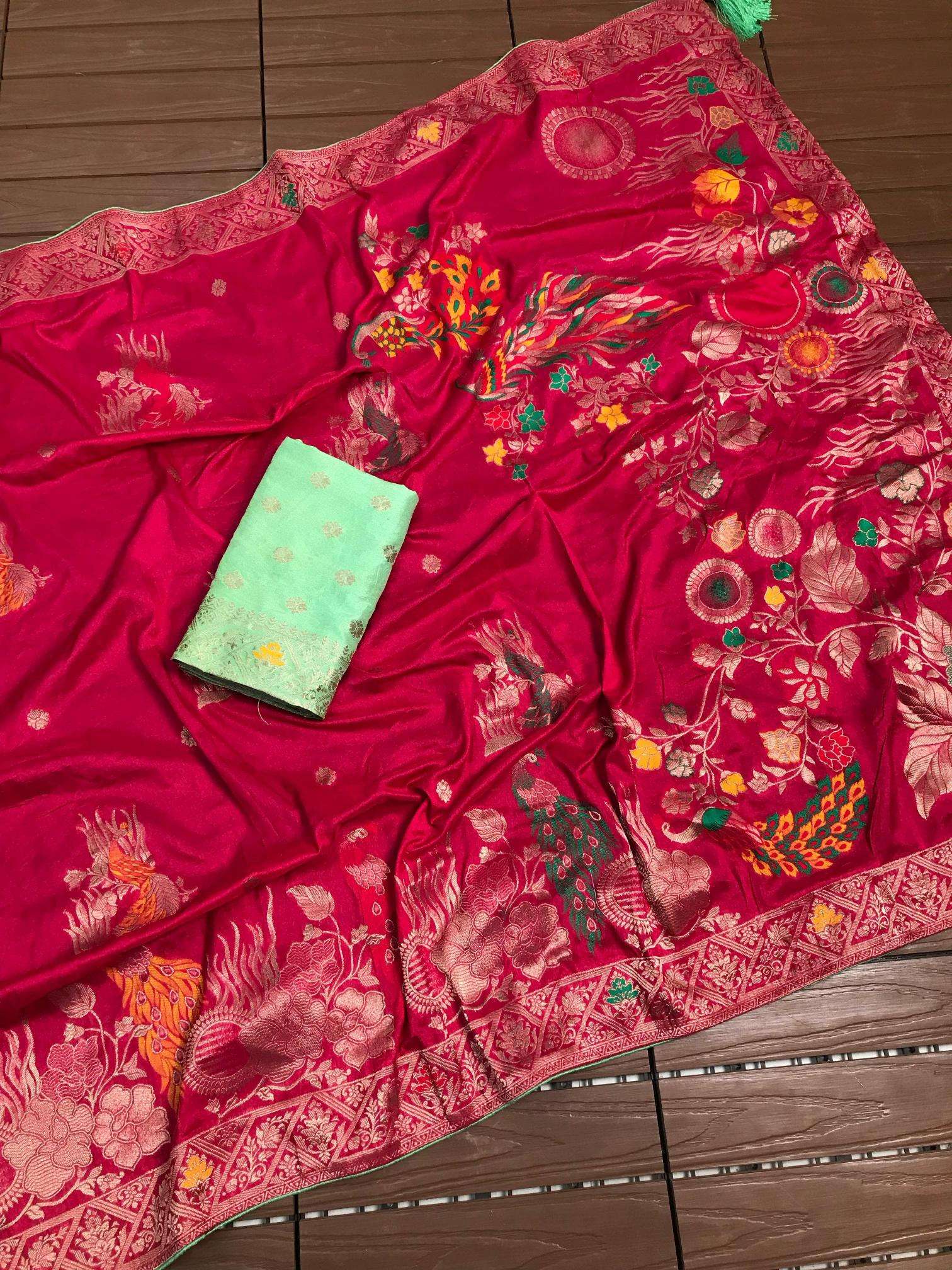 Komal-vol-3 banarasi khadi Wholesale sarees in Mumbai
