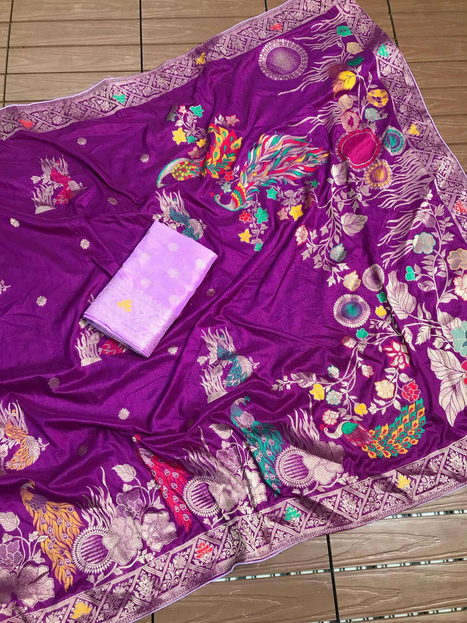 Komal-vol-3 banarasi khadi Wholesale sarees in Mumbai