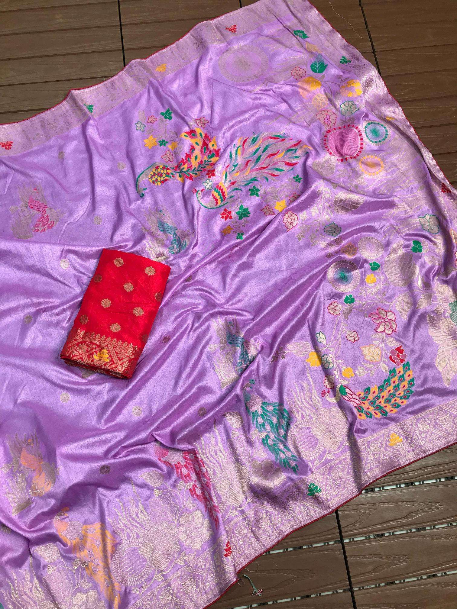 Komal-vol-3 banarasi khadi Wholesale sarees in Mumbai