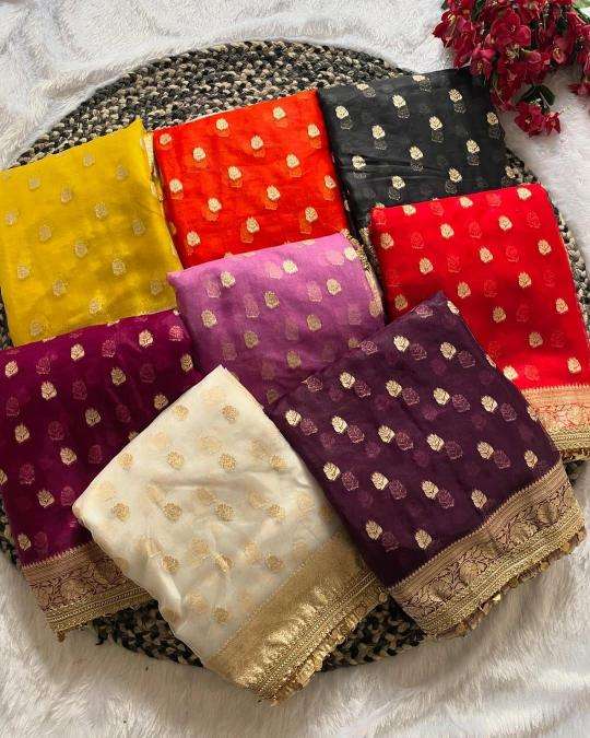 Kora organza silk Bulk saree suppliers in Mumbai