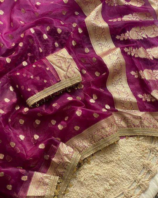 Kora organza silk Bulk saree suppliers in Mumbai