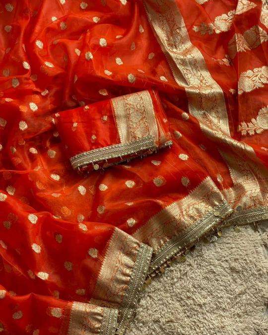 Kora organza silk Bulk saree suppliers in Mumbai