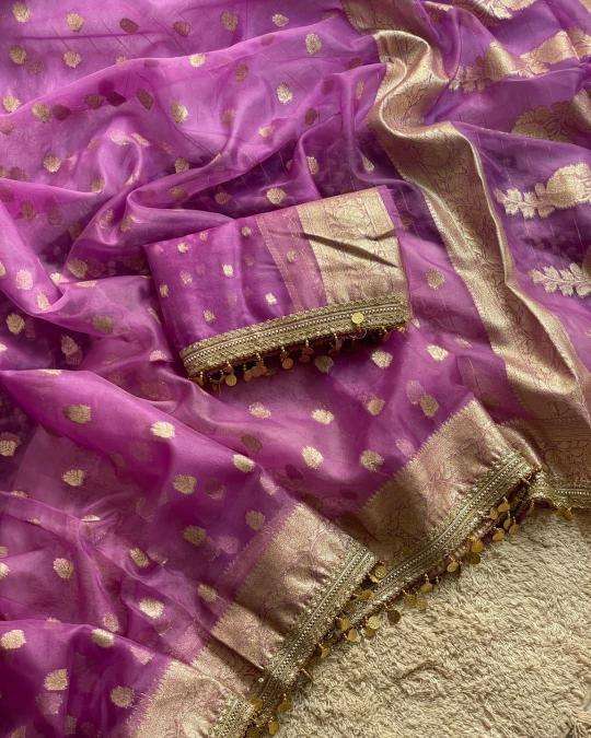 Kora organza silk Bulk saree suppliers in Mumbai