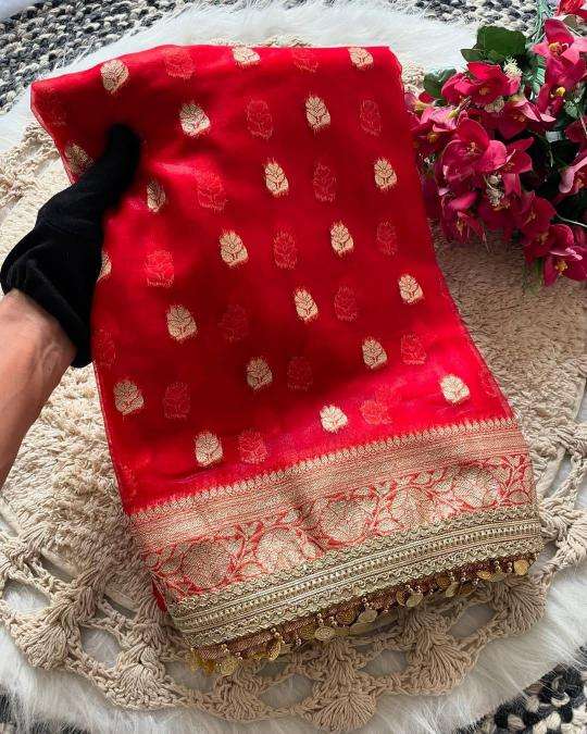 Kora organza silk Bulk saree suppliers in Mumbai
