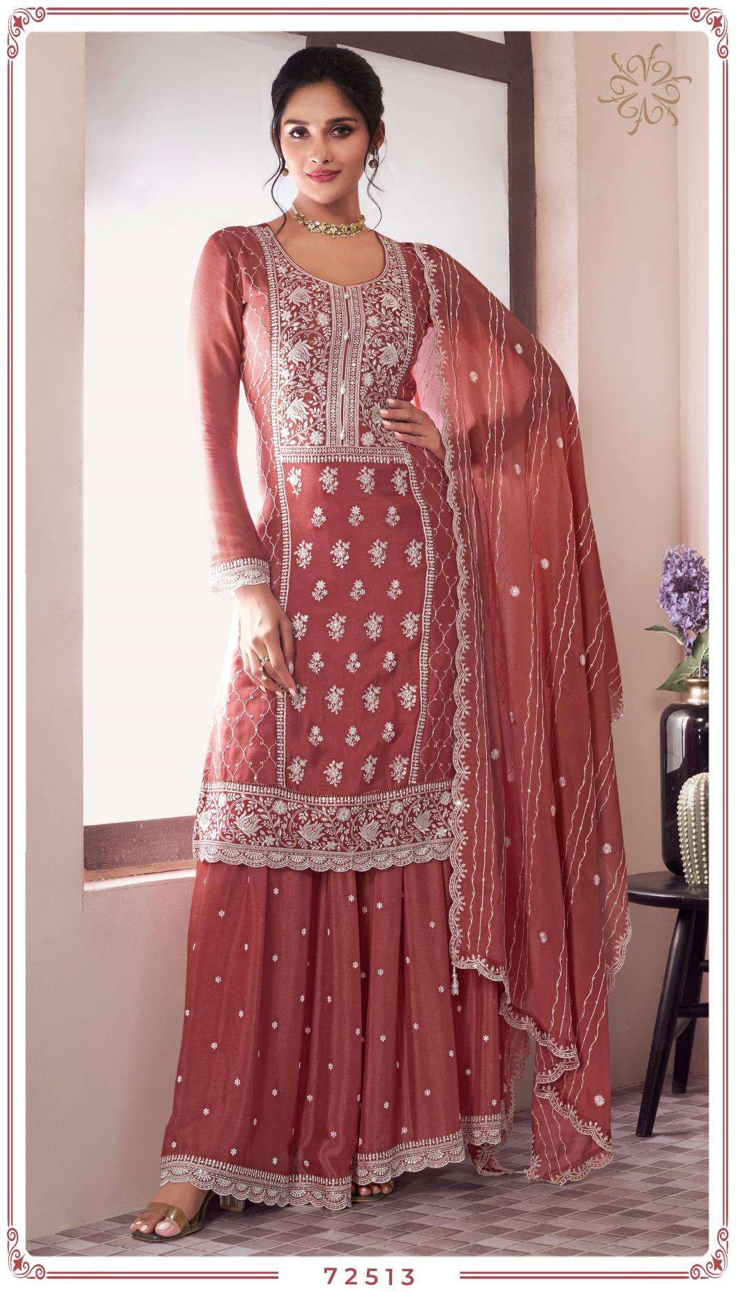 Kuleesh syona thread pakistani suits Wholesale in Surat