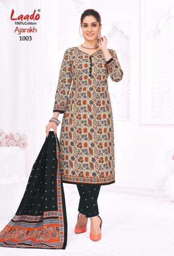 Laado ajarakh vol-01 Kolkata dress material market
