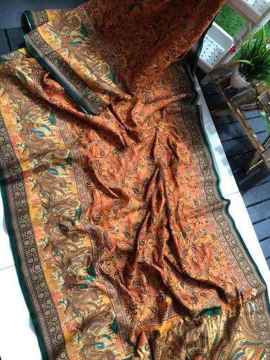 Linen digital print Saree manufacturer in Kolkata
