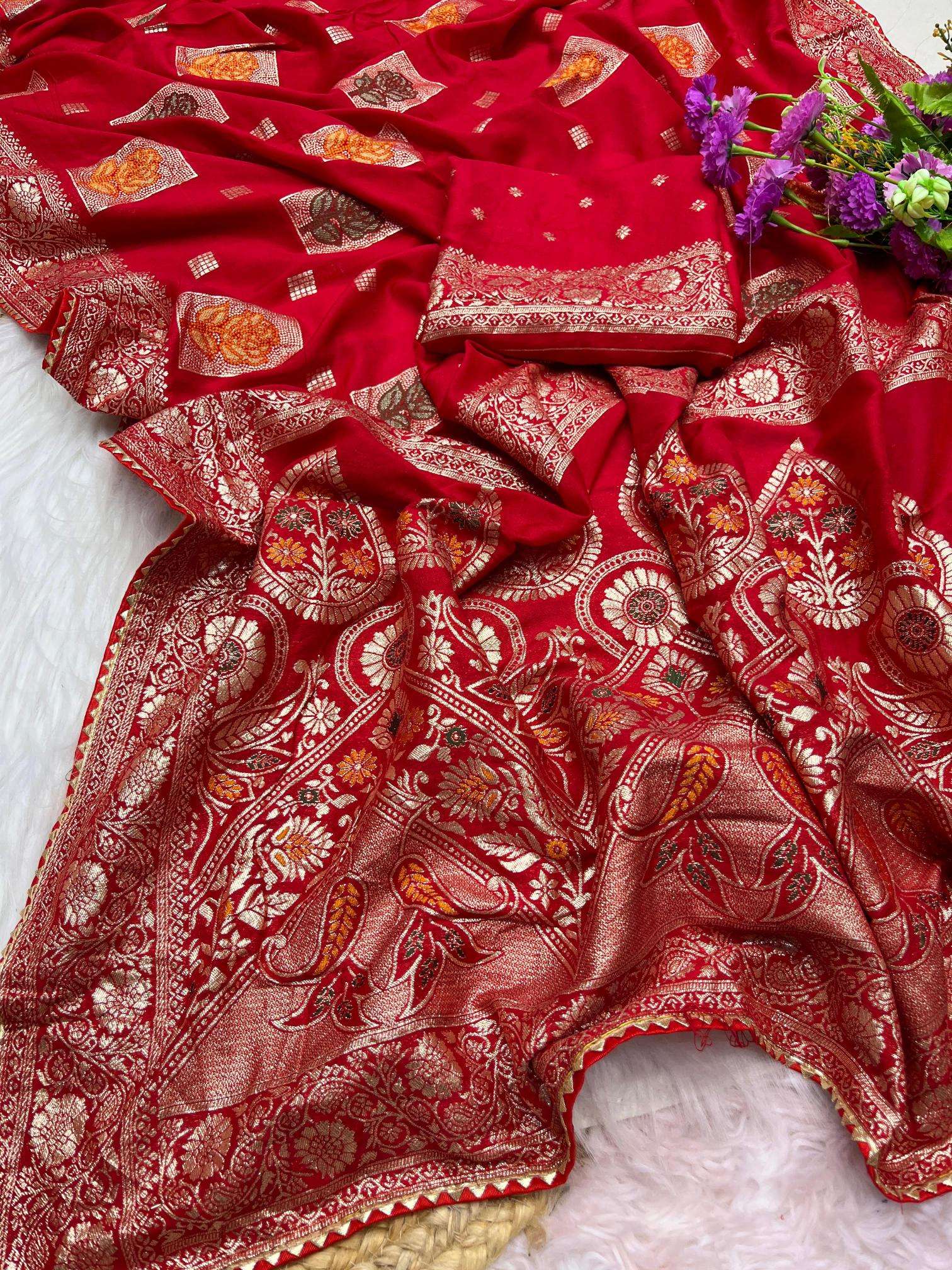 Mahaveer silks luxurious dola silk Saree wholesale online shopping in India