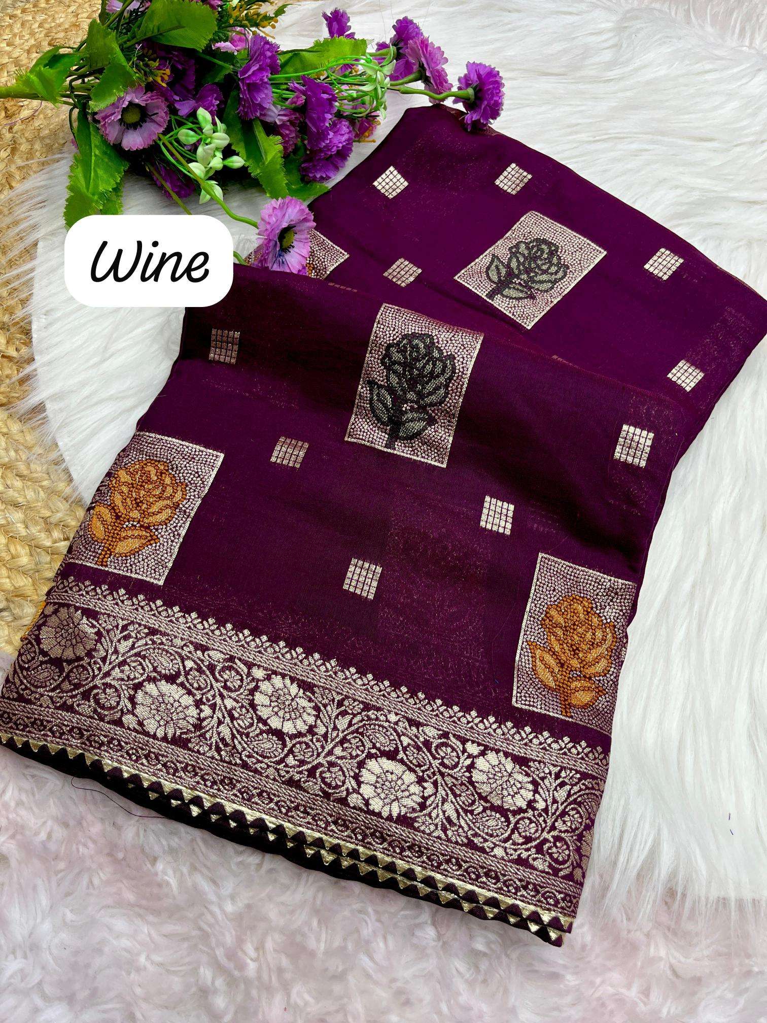 Mahaveer silks luxurious dola silk Saree wholesale online shopping in India