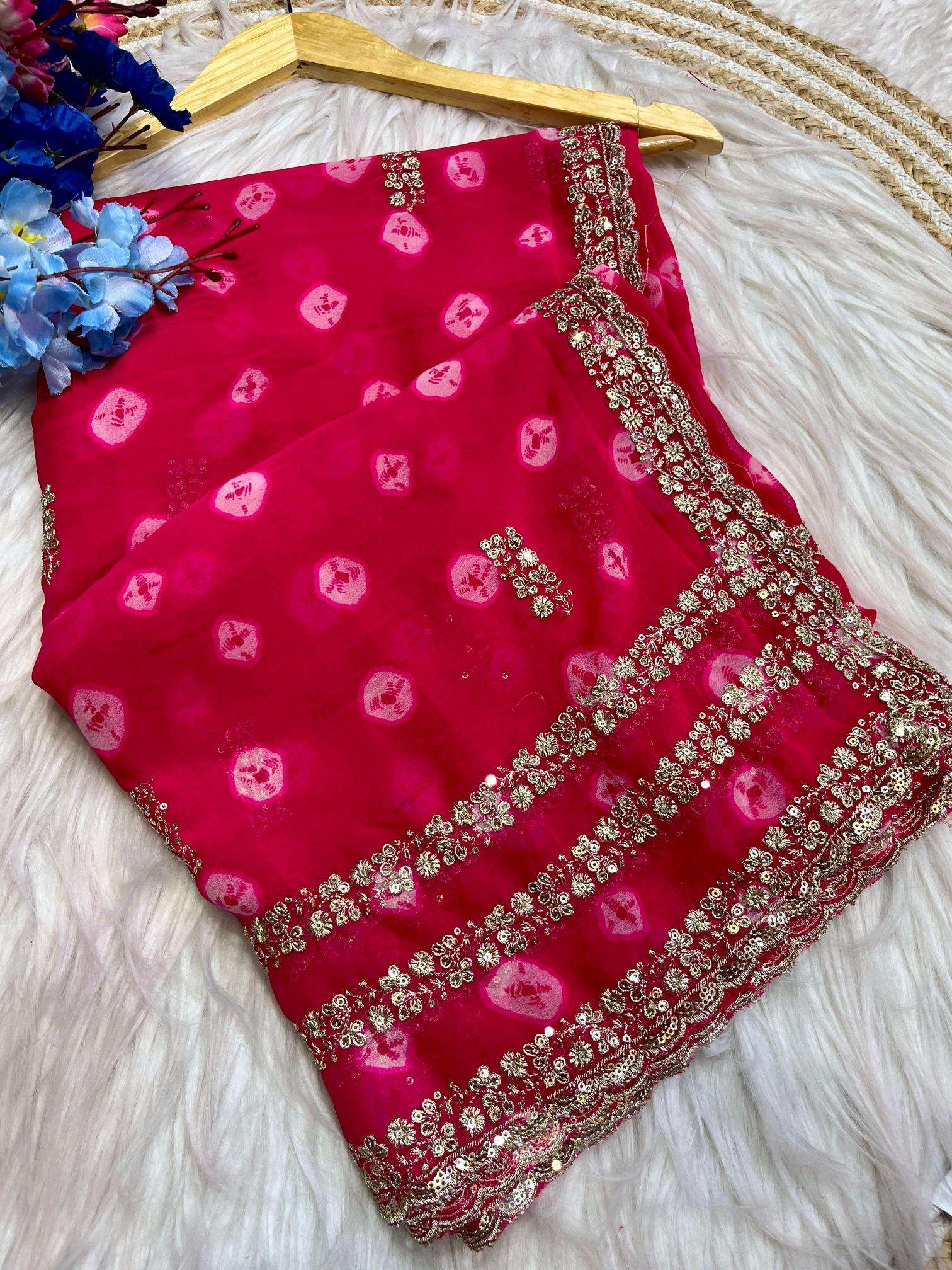 Mahaveer silks soft georgette Wholesale sarees suppliers in Ahmedabad