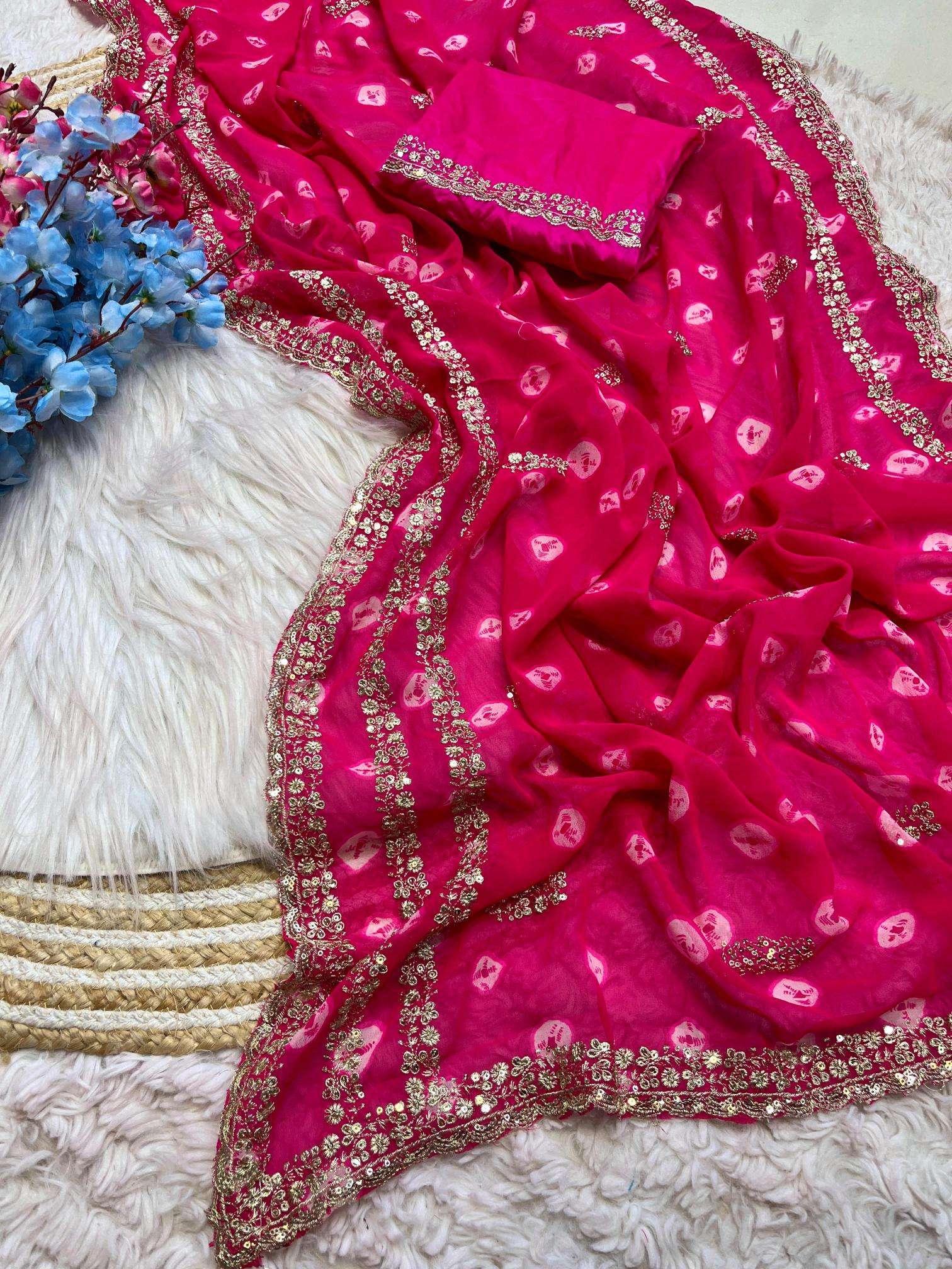 Mahaveer silks soft georgette Wholesale sarees suppliers in Ahmedabad