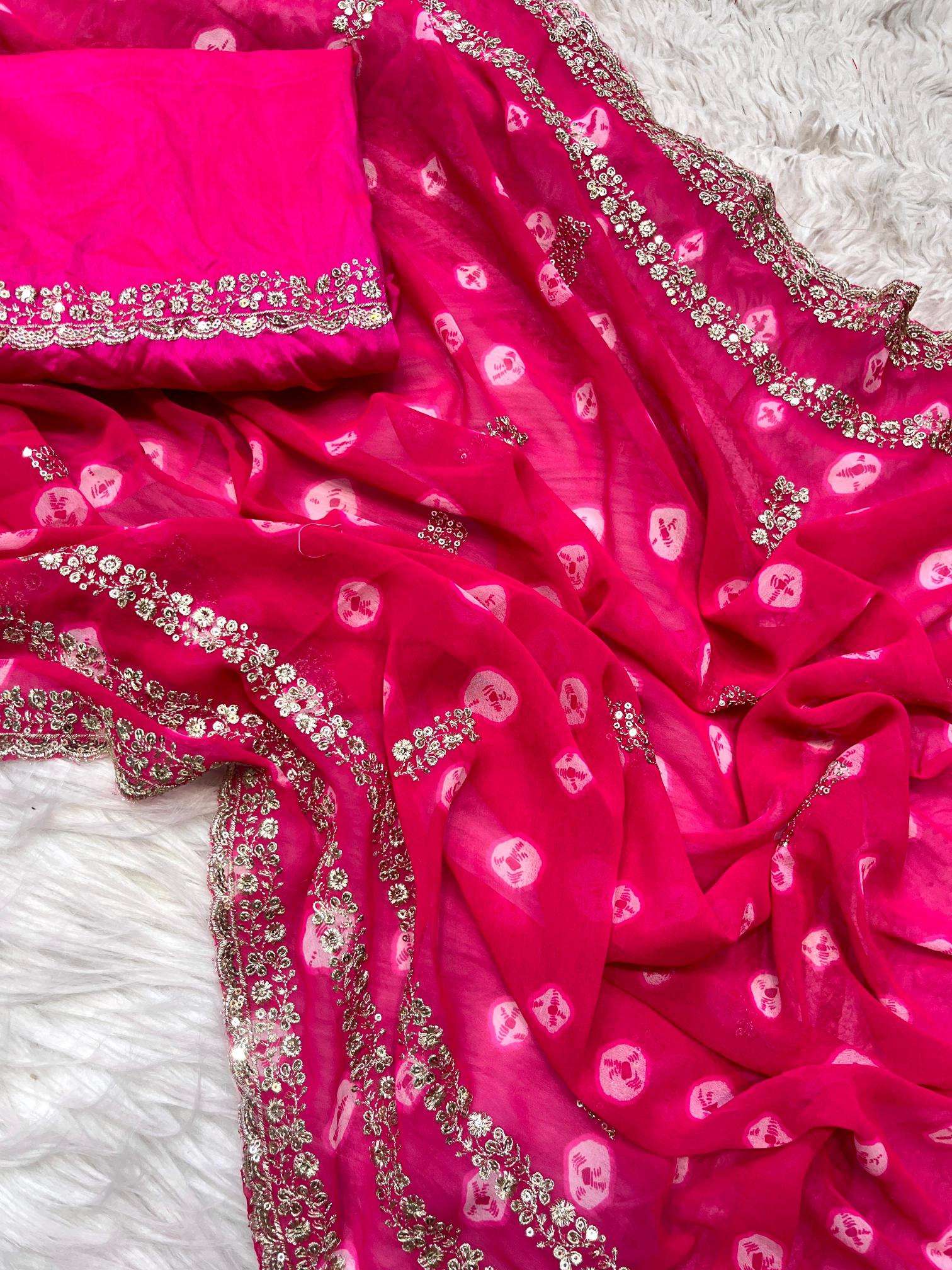 Mahaveer silks soft georgette Wholesale sarees suppliers in Ahmedabad