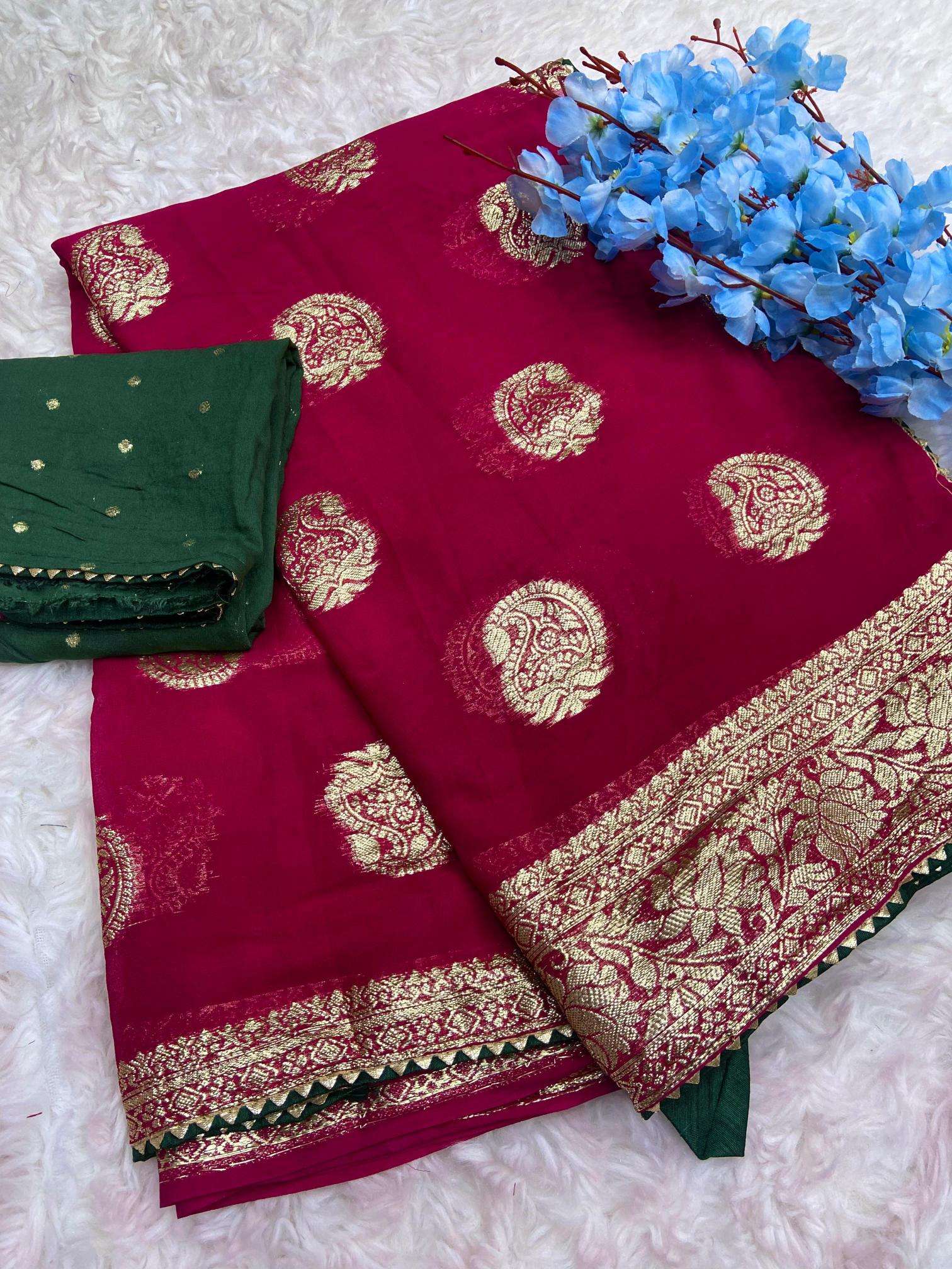 Mahaveer silks soft viscose Saree supplier for boutiques