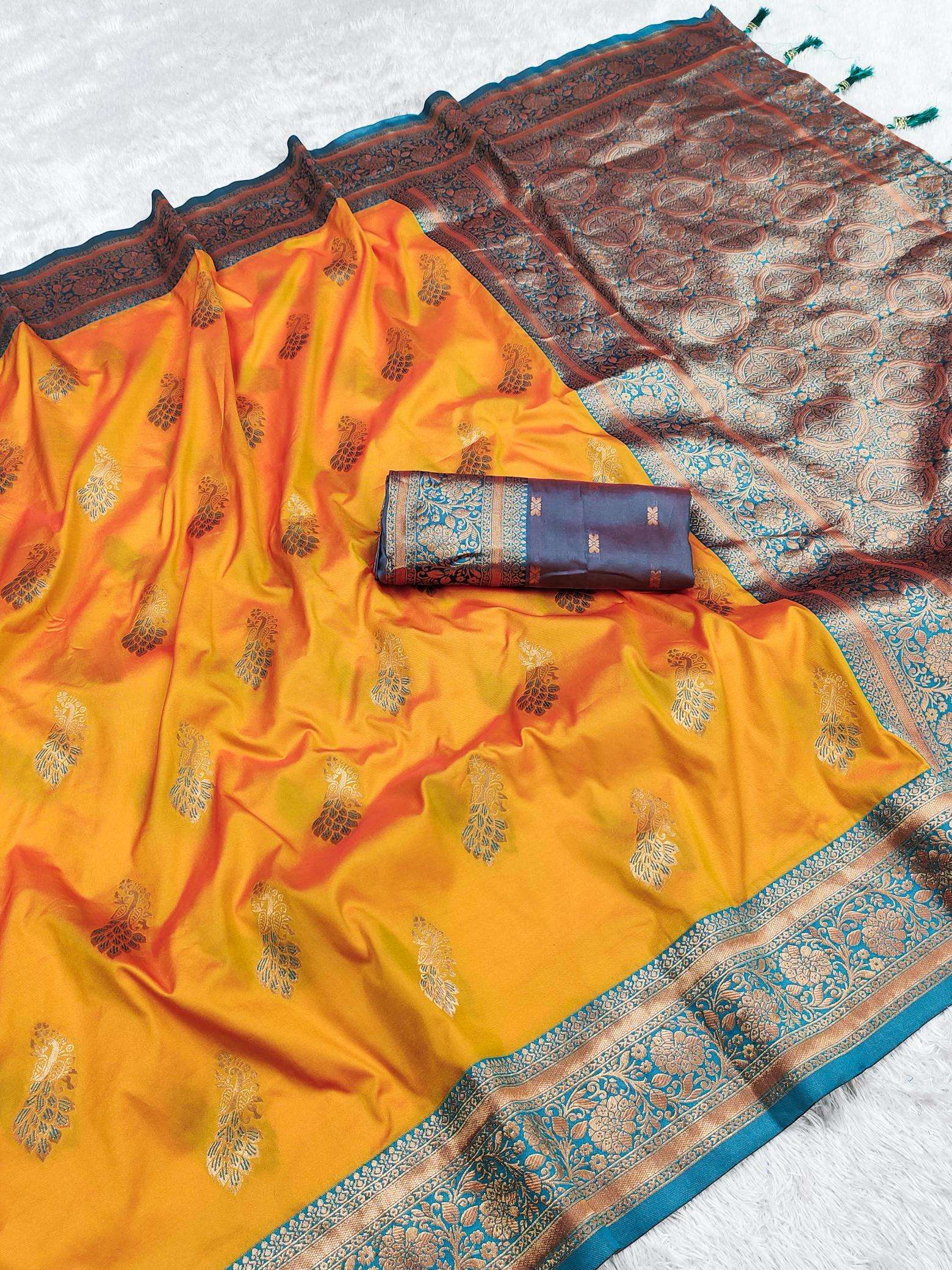 Mahima soft silk peacock Designer Sarees Wholesale in Banglor