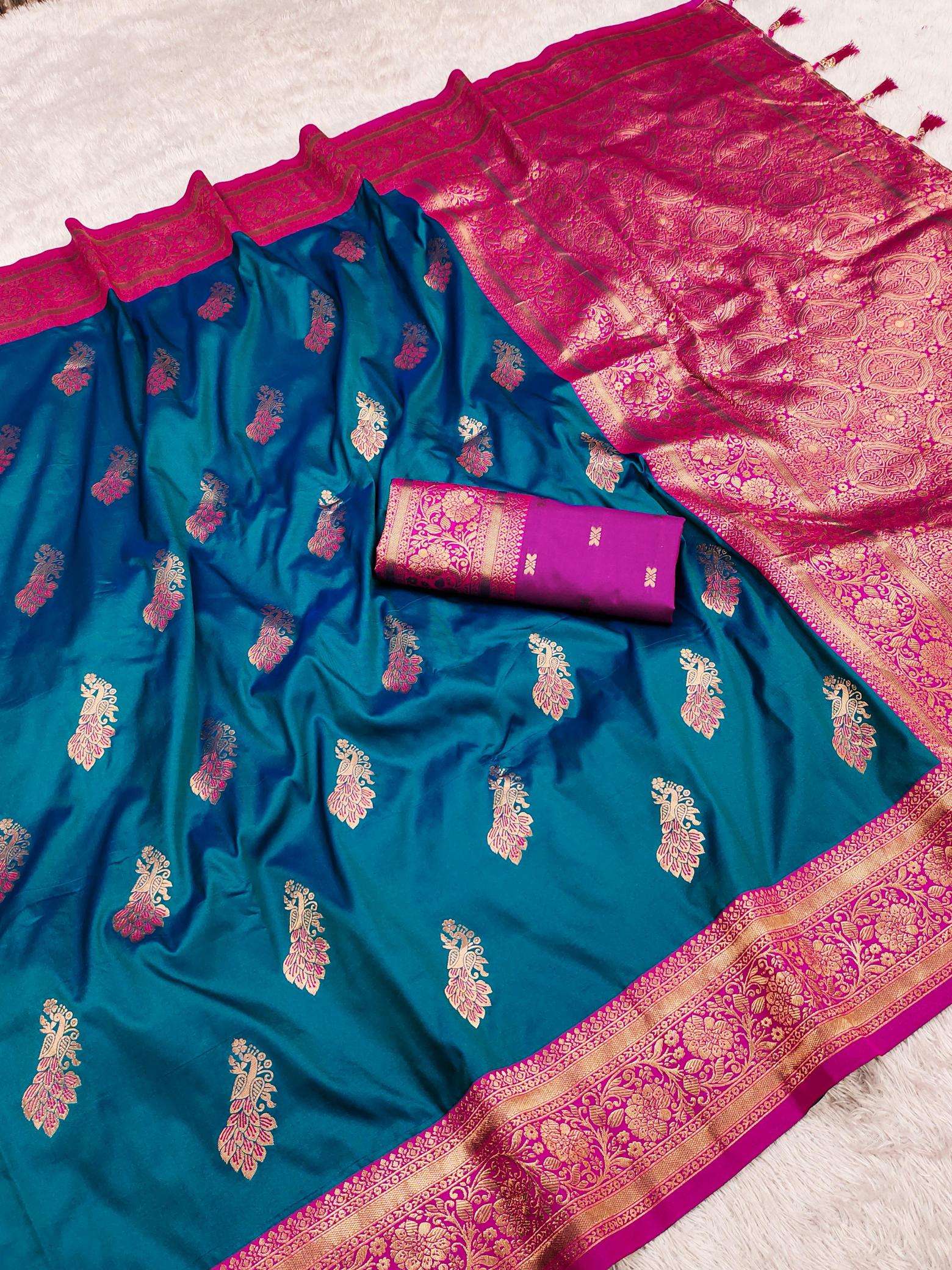 Mahima soft silk peacock Designer Sarees Wholesale in Banglor