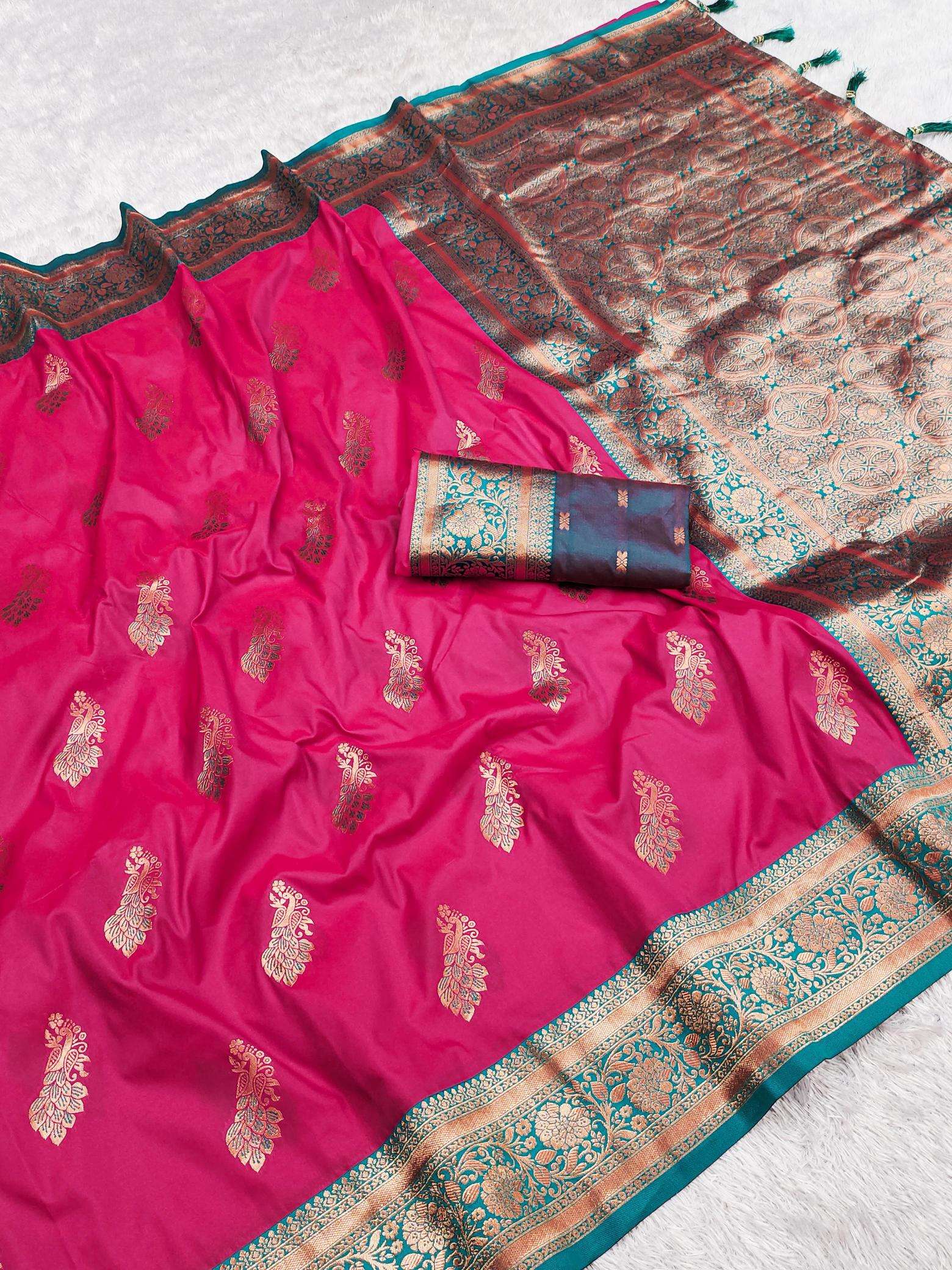 Mahima soft silk peacock Designer Sarees Wholesale in Banglor