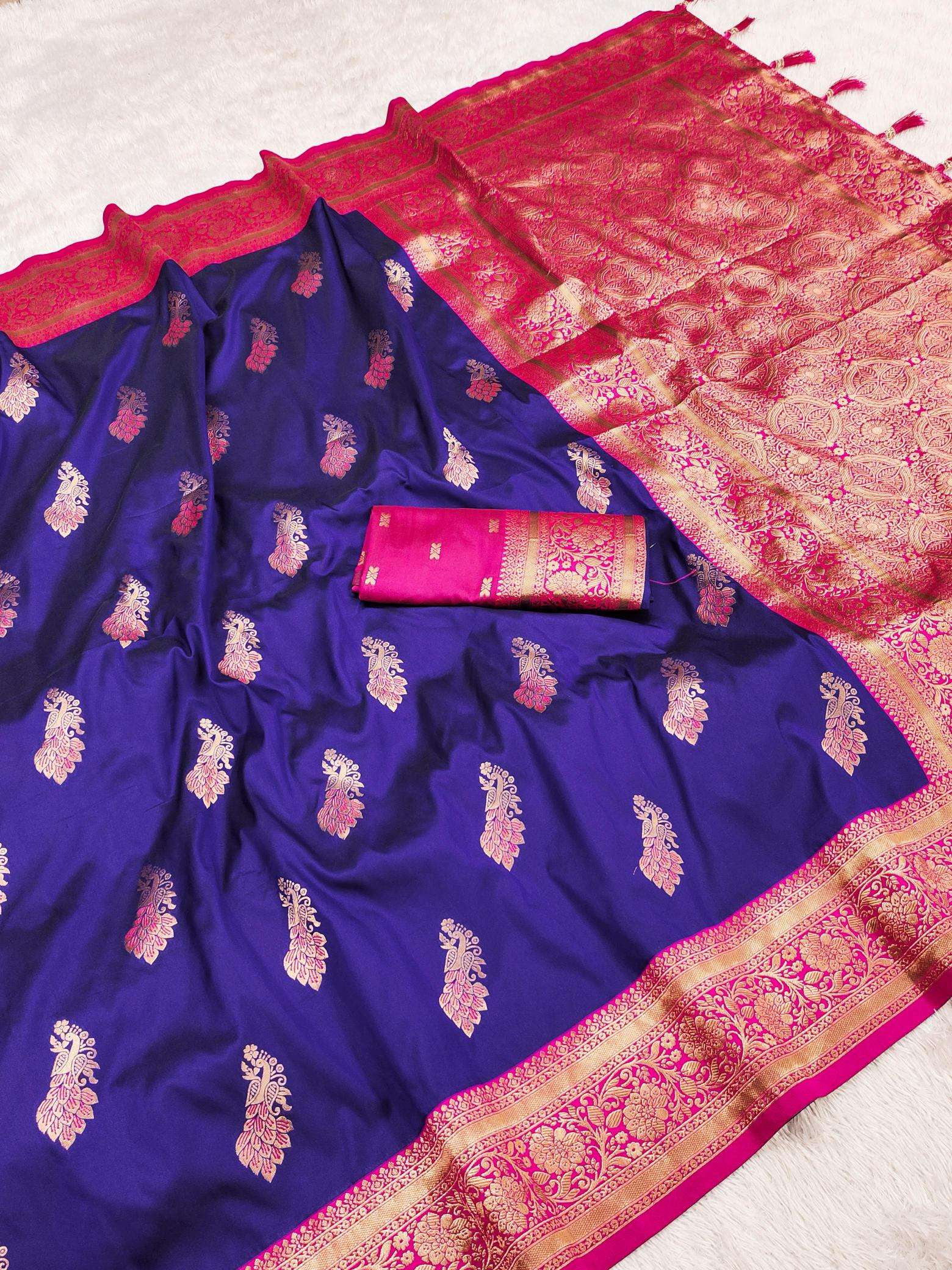 Mahima soft silk peacock Designer Sarees Wholesale in Banglor