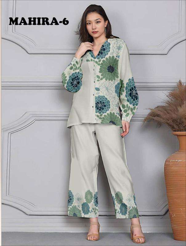 Mahira pure natural digital print coord set Kurti exporters in Vadodara