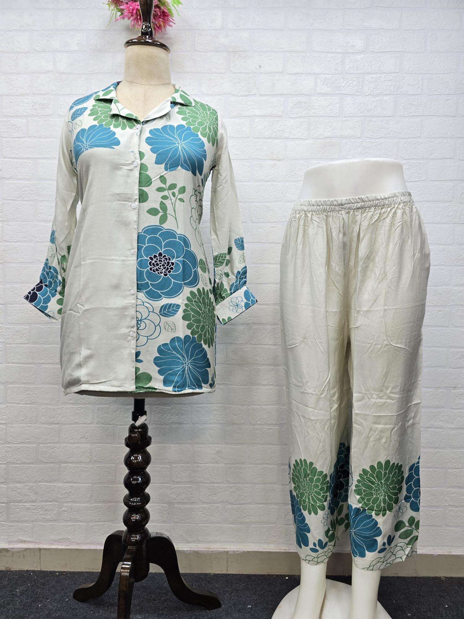 Mahira pure natural digital print coord set Kurti exporters in Vadodara