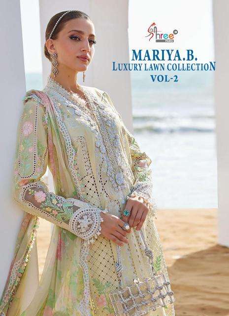 MARIYA B LUXURY LAWN COLLECTION VOL-2 Dress material wholesale price