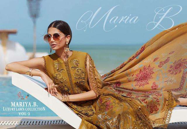 MARIYA B LUXURY LAWN COLLECTION VOL-2 Dress material wholesale price