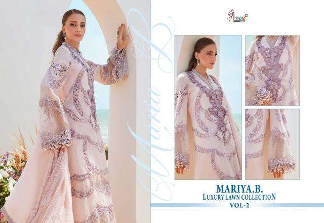 MARIYA B LUXURY LAWN COLLECTION VOL-2 Dress material wholesale price