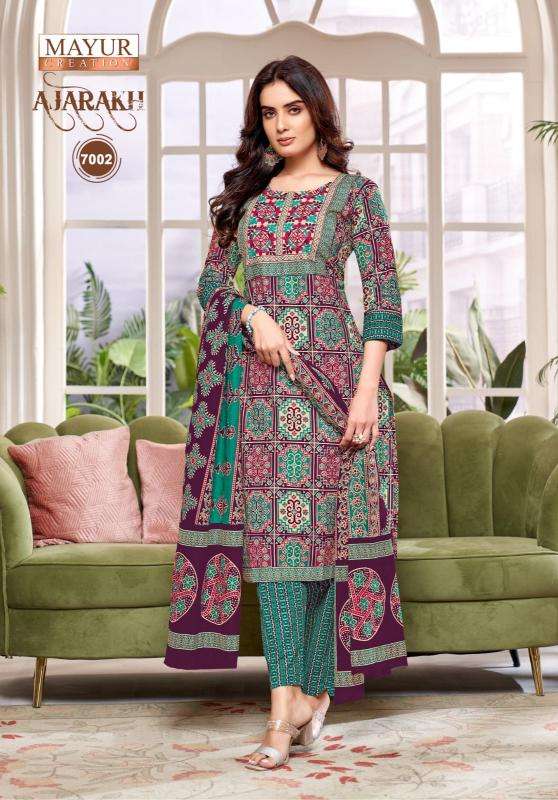 Mayur ajarakh vol-7 Bulk dress materials for boutique owners
