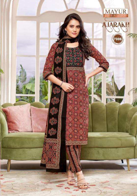 Mayur ajarakh vol-7 Bulk dress materials for boutique owners