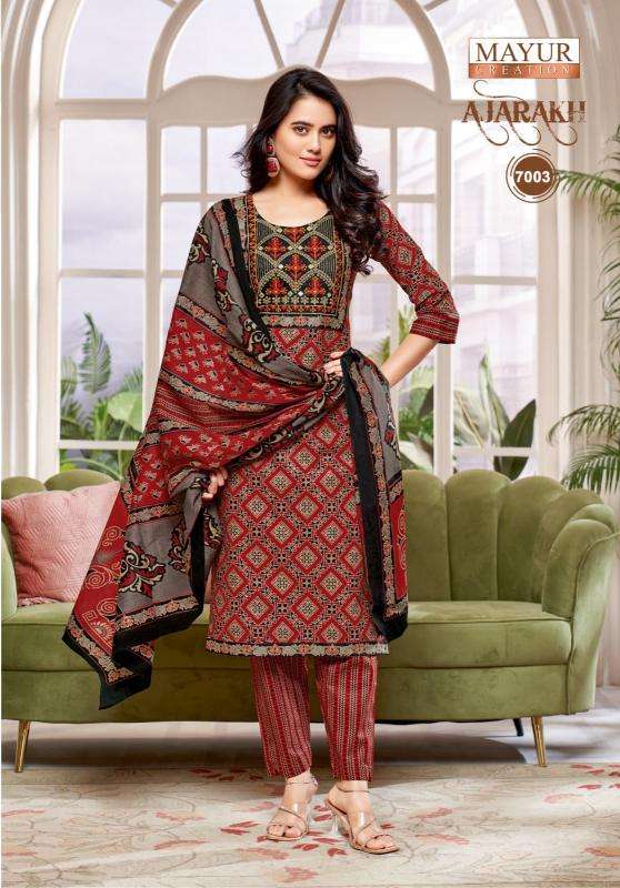 Mayur ajarakh vol-7 Bulk dress materials for boutique owners