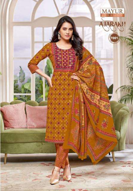Mayur ajarakh vol-7 Bulk dress materials for boutique owners