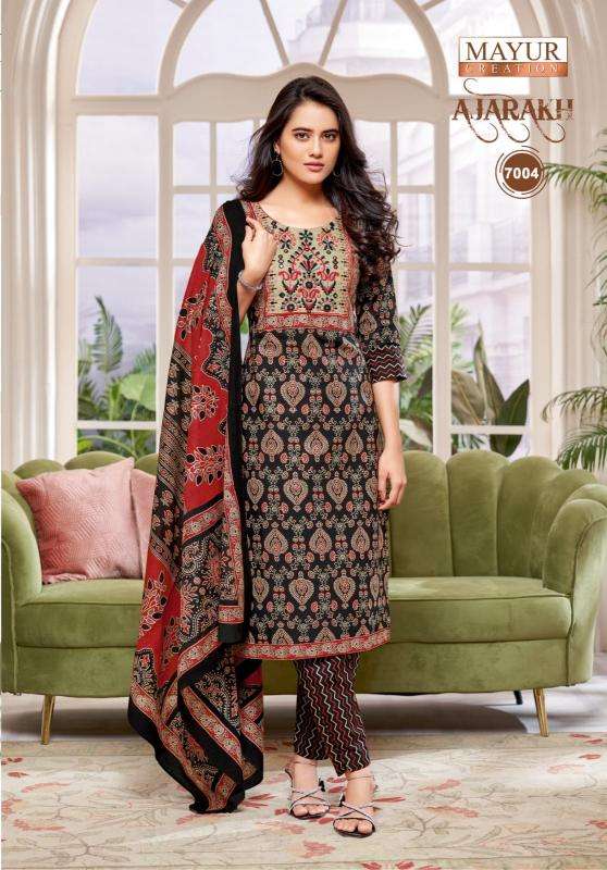Mayur ajarakh vol-7 Bulk dress materials for boutique owners