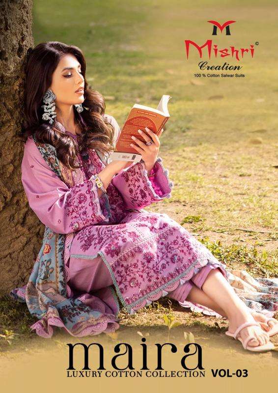 Mishri maira vol-03 Dress material manufacturers in Kolkata