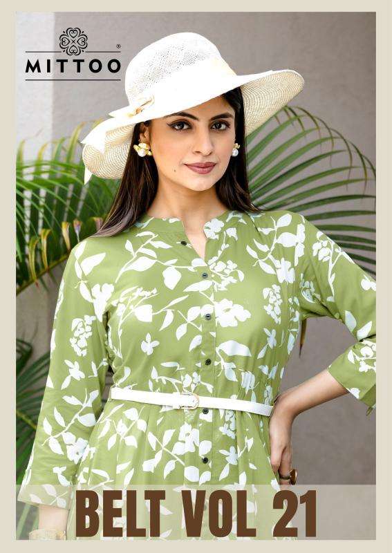 Mittoo belt vol 21 Printed Kurtis in Gujarat