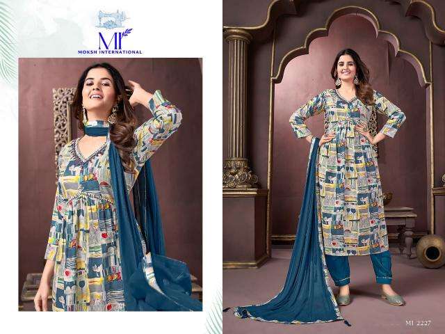Moksh international afgani alia vol 1 Kurti manufacturers in Surat