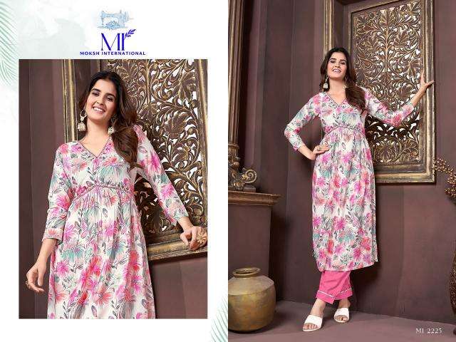 Moksh international afgani alia vol 1 Kurti manufacturers in Surat