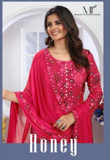 Moksh international honey vol 1 indian chikankari kurtis