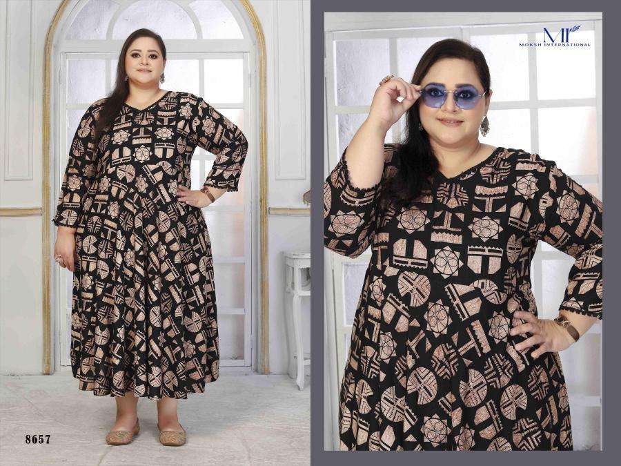 Moksh international plus size color vol- 1 Ladies kurti wholesale market in Mumbai
