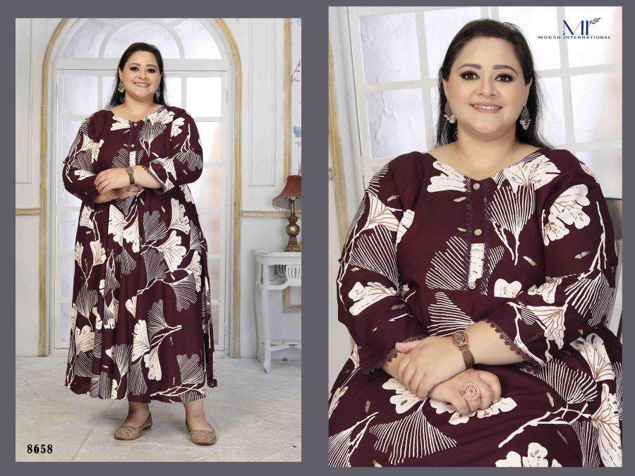 Moksh international plus size color vol- 1 Ladies kurti wholesale market in Mumbai