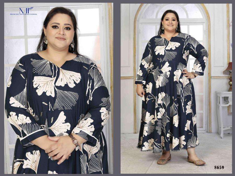 Moksh international plus size color vol- 1 Ladies kurti wholesale market in Mumbai