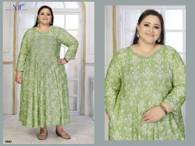 Moksh international plus size color vol 2 Kurtis wholesalers in Gujarat