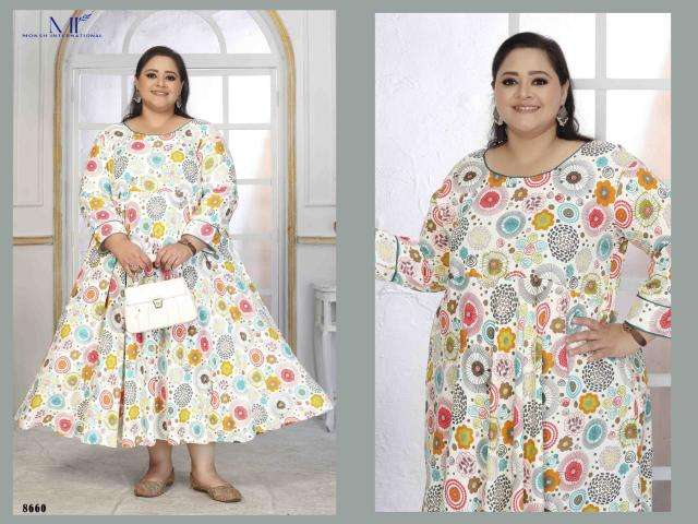 Moksh international plus size color vol 2 Kurtis wholesalers in Gujarat