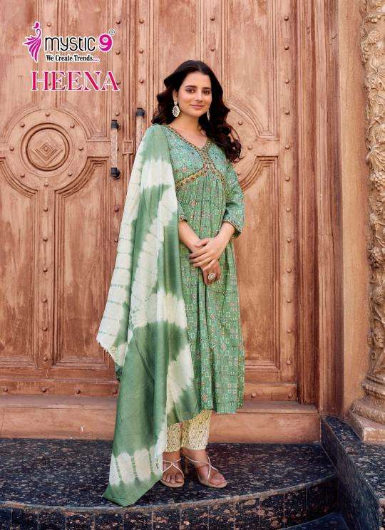 Mystic9 heena vol 7 Designer Kurti suppliers in Vadodara