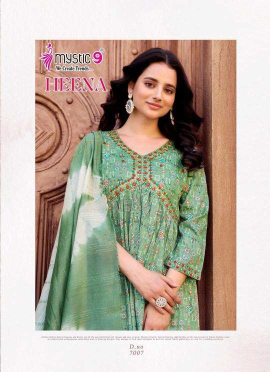 Mystic9 heena vol 7 Designer Kurti suppliers in Vadodara