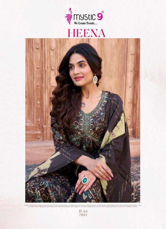 Mystic9 heena vol 7 Designer Kurti suppliers in Vadodara