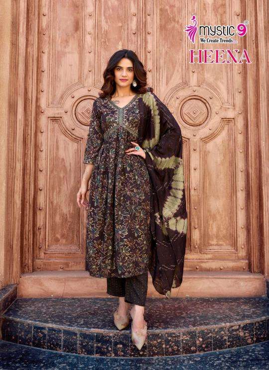 Mystic9 heena vol 7 Designer Kurti suppliers in Vadodara