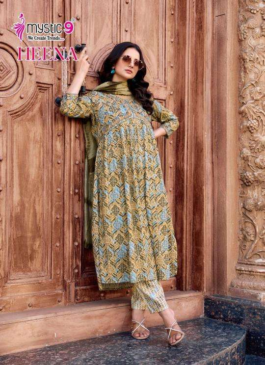 Mystic9 heena vol 7 Designer Kurti suppliers in Vadodara